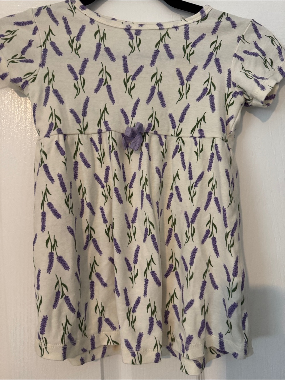 Lavender Floral Dress with Matching Cardigan - Picture 2 of 5